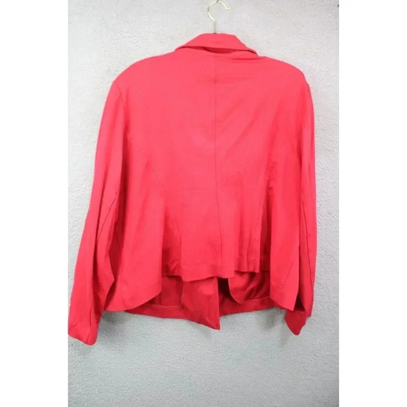 Lane Bryant Red Full Zip Jacket-Zip Pockets-Size 28-New without Tags - Picture 7 of 9